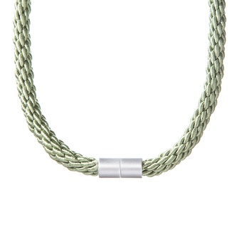 Ozdobný úvaz na závěsy - zelená