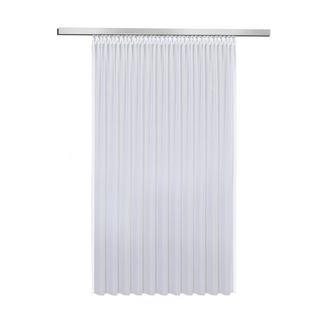 Záclona Marina, bílá, řasící páska - 175 mm, 300 mm