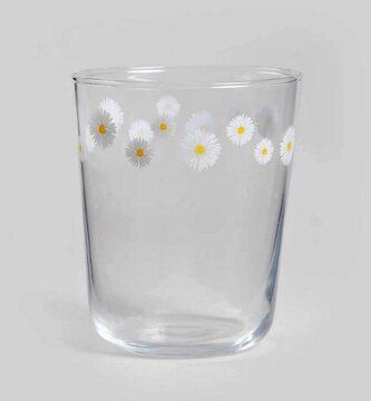 Sklenice | VIRAGOK | s potiskem sedmikrásky | 0,33 l | 747489