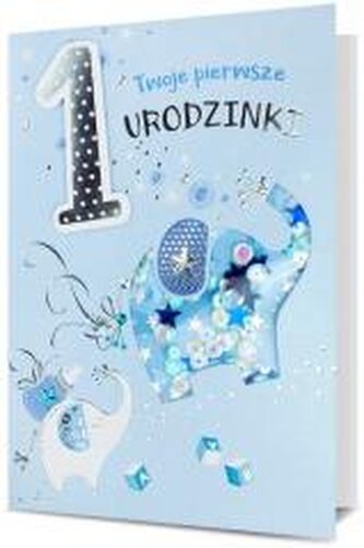 Karnet Urodziny Roczek