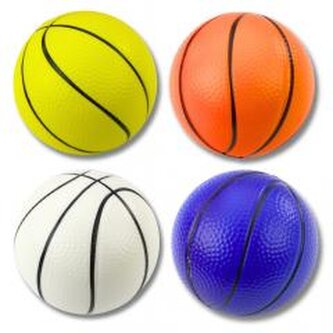 Piłka do koszykówki piankowa 12cm MIX