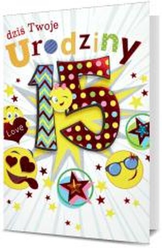 Karnet Urodziny 15