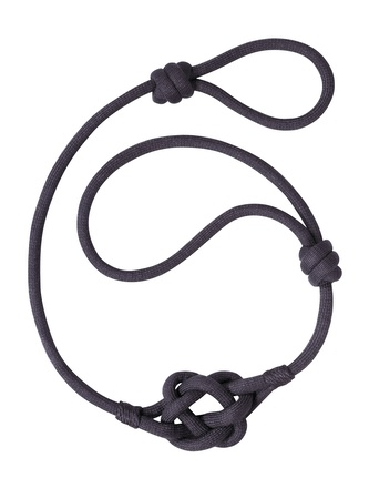 Nastavitelný úvaz na záclony - antracit