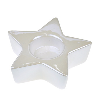 Svícen hvězda bílá petleť