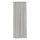 Bavlněný/lněný závěs - světle šedá, 270 mm, 140 mm
