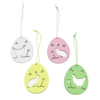 Vajíčka se zvířátky na zavěšení 4 ks