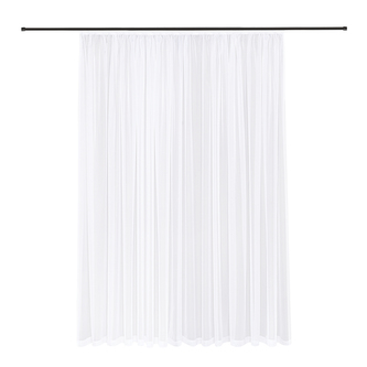 Záclona, voál - bílá, 245 mm, 300 mm