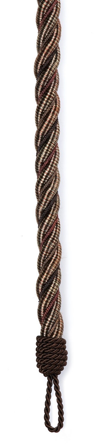 Dekorační závěsné lanko - hnědá