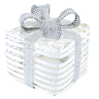 Box dárkový s mašlí 15x16 cm