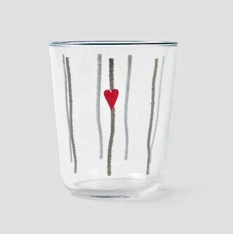 Sklenice | LOVELY LIFE | vzor srdce | 0,3 l | 741340