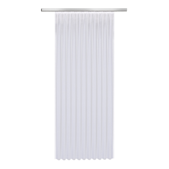 Voálová záclona z recyklovaného materiálu - bílá, 245 mm, 300 mm