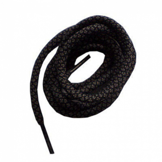 Tkaničky do bot kulaté velmi silné Presto 4 PES 140 cm - šedé-černé, 140