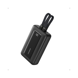 Anker powerbanka 10000mAh, 30W s kabelem USB-C + Lightning černá