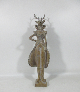 SANTA LILA Figura Łoś dziewczyna13,5x10,5x43cm