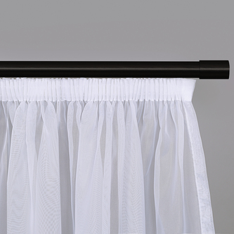 Záclona, voál - bílá, 180 mm, 450 mm