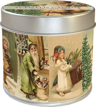 Vonná svíčka v plechové dóze Beige Christmas