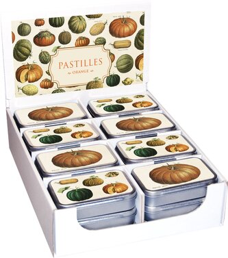 Pastilky v plechové dóze Pumpkins