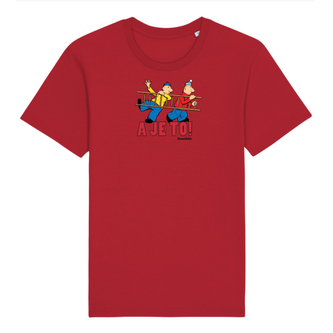 Tričko Pat a Mat - S žebříkem červené Červené XXL