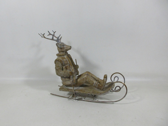 SANTA LILA Figura 29,5x10,5x23,5CM