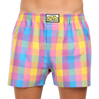 Pánské trenky Styx klasická guma vícebarevné (A1101) M