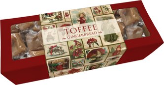 Vánoční dárkově balené karamely Christmas Collage