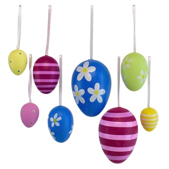 Velikonoční vajíčka 8 ks, mix velikostí