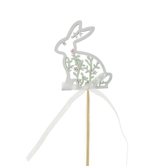 Zajíček perforovaný zápich 6x5/34 cm