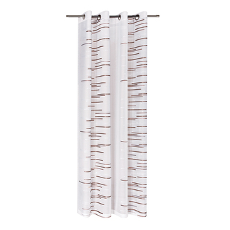 Závěs s kovovými očky Scherli, hnědý - taupe, 245 mm, 140 mm