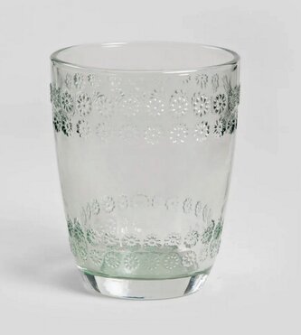 Sklenice | ERBA | zelená s ozdobami | 0,27 l | 732232 Sklenice | ERBA | zelená s ozdobami | 0,27 l | 732232