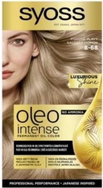 Syoss Oleo Intense barva na vlasy, 8-68 pískově plavý, 50 ml