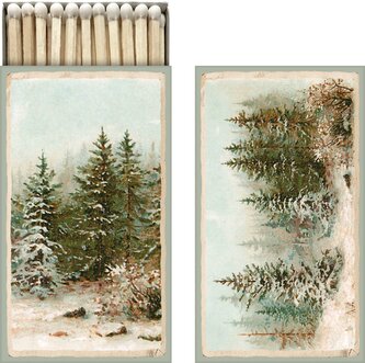 Dárkové zápalky Christmas Forest Fir Trees