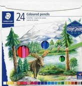 Pastelky "Design Journey", sada 24 barev, šestihranné, STAEDTLER