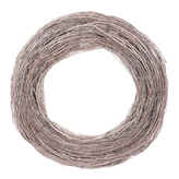 Věnec proutěný - pr. 50 cm, barva šedo-bílá