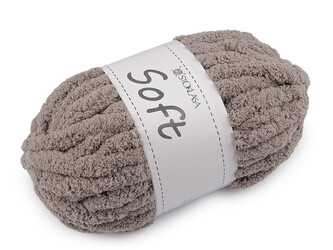 Pletací příze žinylková Soft 250 g - 1 ks - 26 béžová