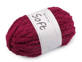 Pletací příze žinylková Soft 250 g - 1 ks - 25 vínová