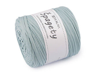 Špagety / příze 550 g - 1 ks - 55 tyrkys sv. různé odstíny