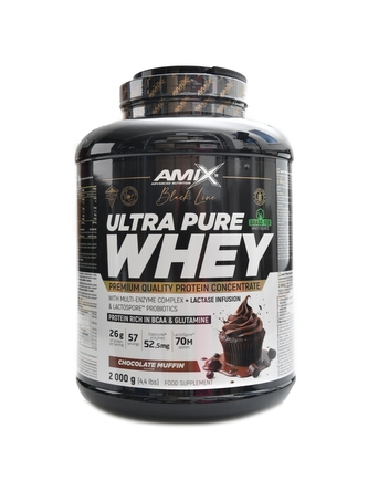 Amix - Black line Ultra pure whey 2000 g - lemon cake
