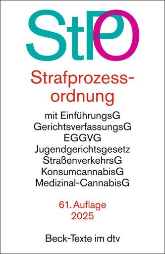 Strafprozessordnung. StPO