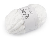 Pletací příze žinylková Soft 250 g - 1 ks - 20 bílá