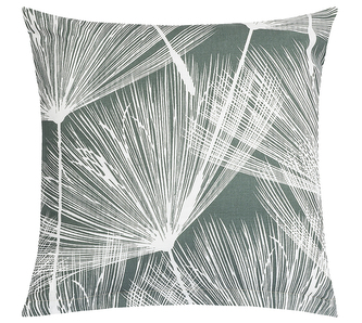 Polštářek ADÉLA - Šedá,Bílá - 40x40 cm