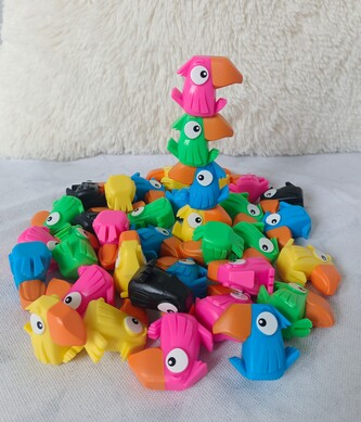 Tukaní věž, 36 ptáčků, didaktická hra