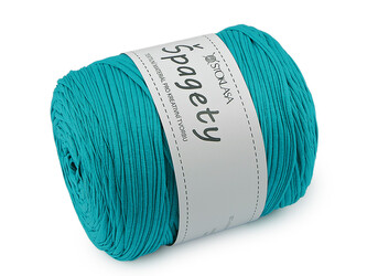 Špagety / příze 550 g - 1 ks - 56 tyrkys mořský různé odstíny