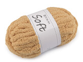 Pletací příze žinylková Soft 250 g - 1 ks - 22 krémová