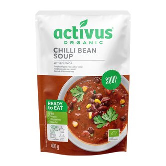 Polévka chilli fazole 400 g BIO   ACTIVUS