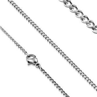 OPE1260-015-45 Ocelový řetízek "pancer" tl. 1,5 mm