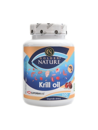 Golden Nature - Krill oil 100 kapslí superbra krill