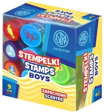 Stempelki zapachowe ASTRAFUN BOYS – 9 szt