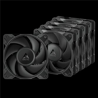 Arctic P12 Pro PST - 120mm PWM ventilátor s rozdělovačem kabelů (balení po 5 kusech)