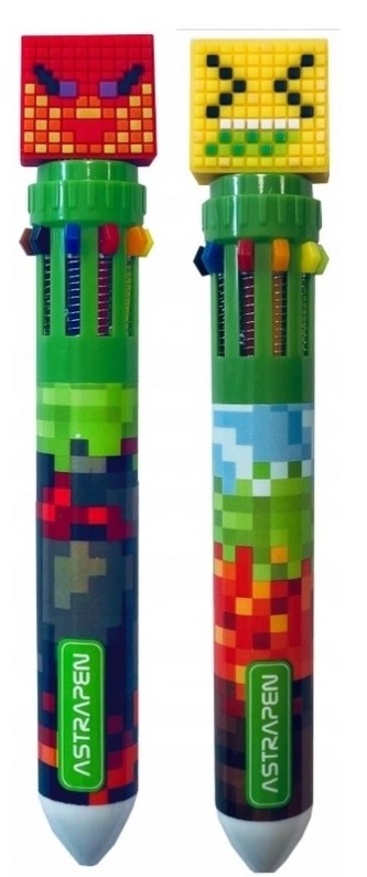 Długopis automatyczny wielokolorowy 10 w 1 ASTRAPEN PIXEL ONE 0,7mm