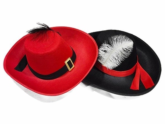 KAPELUSZ MUSZKIETERA 2 KOLORY 613737